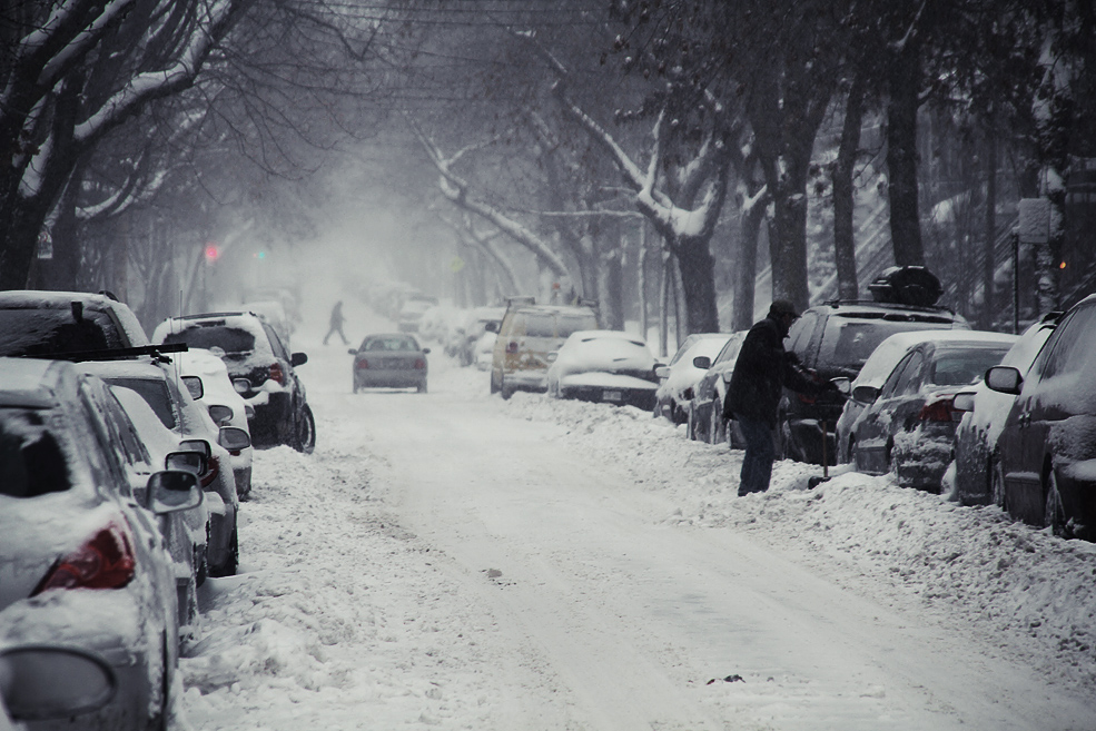 Montréal, 10cm, -10°C