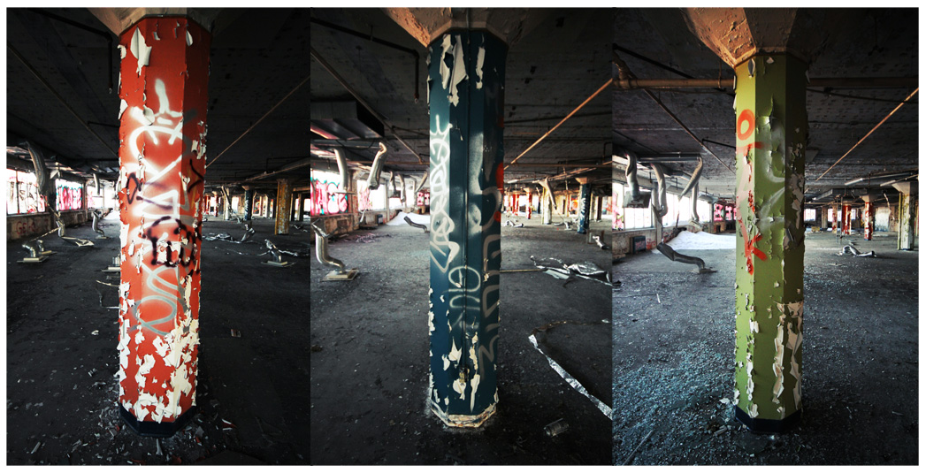 Essai photographique sur pilier octogone