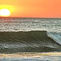 Sunset surf