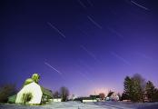 Pluie d'étoiles hivernale