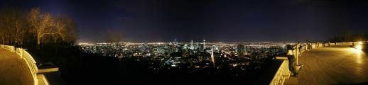 Panoramic Montreal... by night (2/2)
