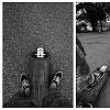 Riding my longboard